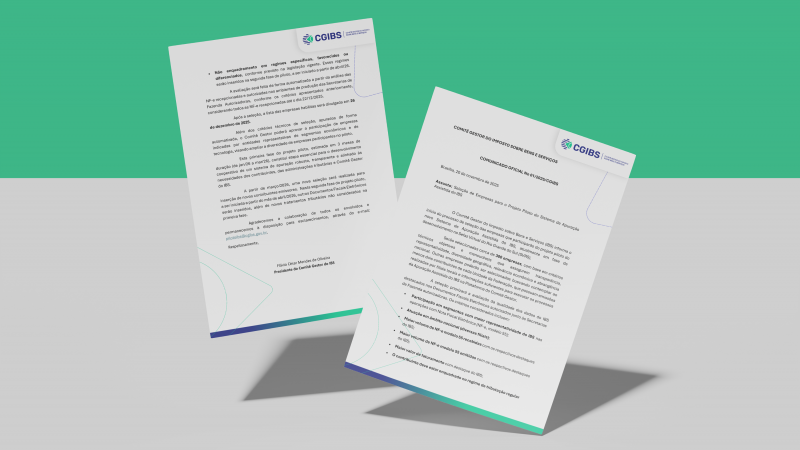 projeto piloto apuração assistida do IBS CGIBS