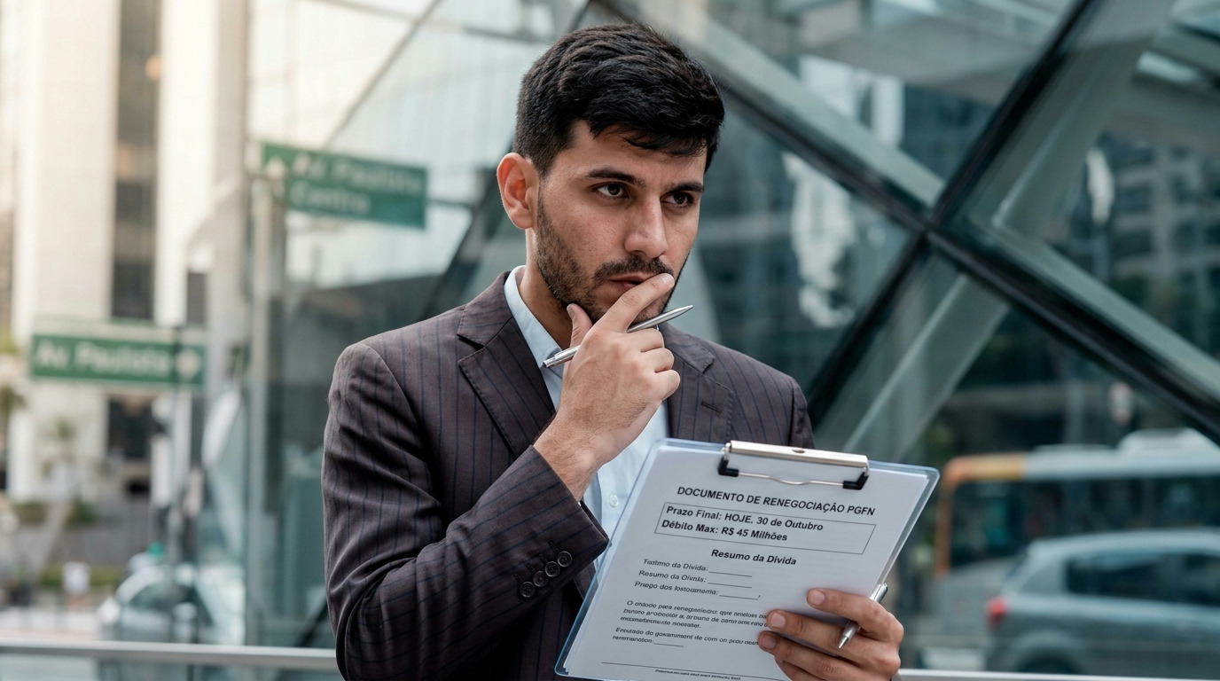 Oportunidade da PGFN para dívidas de até R$ 45 mi termina hoje (30)