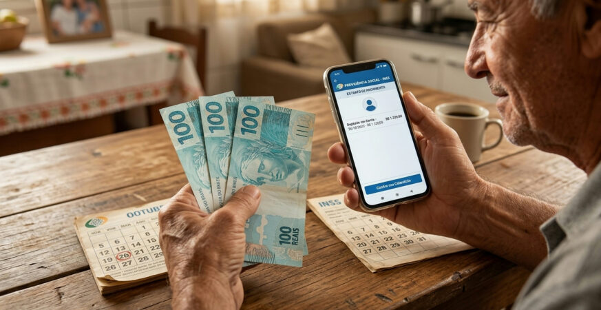 Calendário de repasses do INSS para outubro com início em 26/10