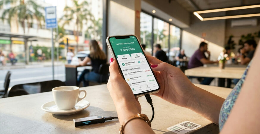 Guia ensina brasileiros a proteger USDT fora das exchanges com carteiras digitais
