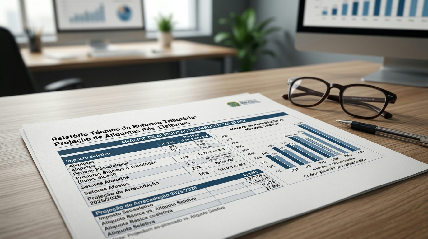 Imposto Seletivo: Alíquotas aguardam definição em período pós-eleitoral