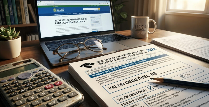 Incentivo à ciência ganha proposta de abatimento no imposto de renda