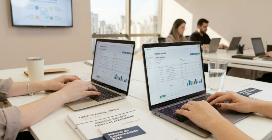 Plataformas digitais otimizam emissão de Nfs-e em lote com nova opção