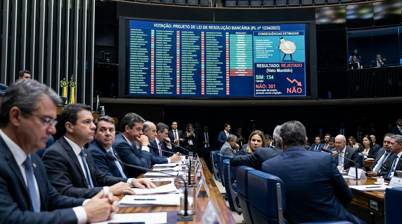 Regras para bancos em crise seguem inalteradas após veto da Câmara