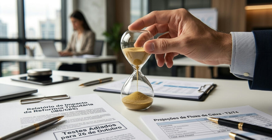 Testes do IBS e CBS são adiados e nova data é definida para outubro